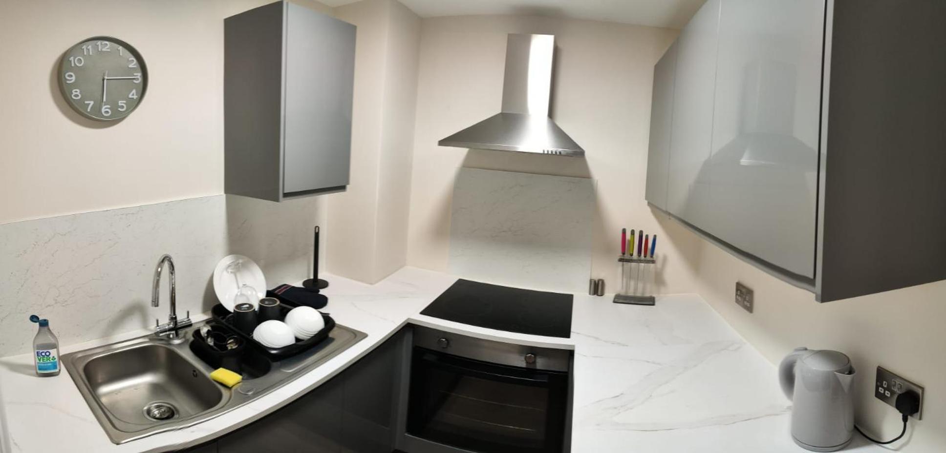 Aqua Nest Eastbourne - En-Suite, Free Parking, Kitchen Ngoại thất bức ảnh